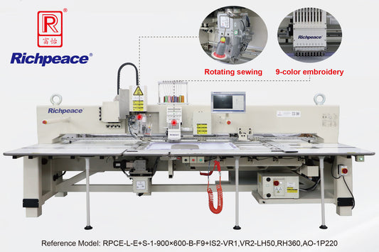 Richpeace Automotive Embroidery and Sewing Machine, Car Interior Line