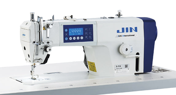 Jin L-1A direct drive lockstitch machine with automatic thread trimmer