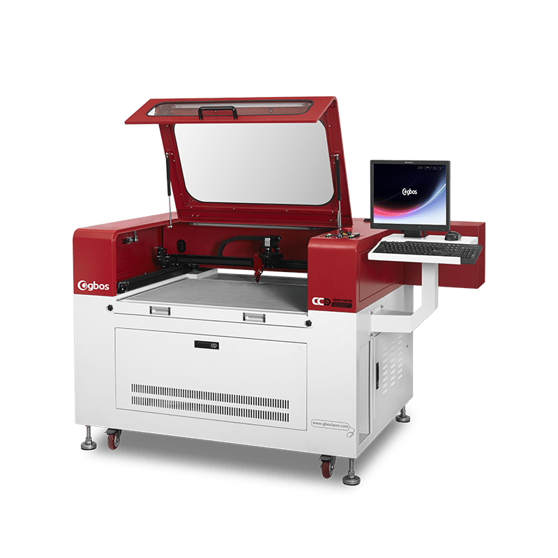 GBOS GN1080CCD camera CO2 laser cutting machine