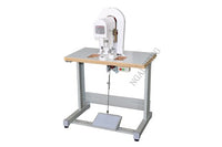 Ngai Shing NS-45 electric snap fixing machine on stand