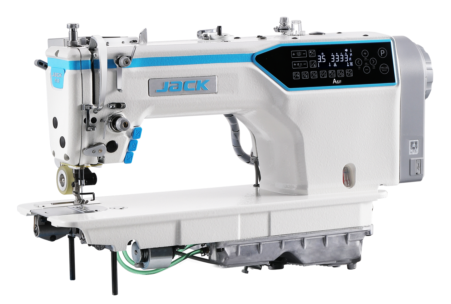Jack A6F-E — Digital Needle-Feed Lockstitch