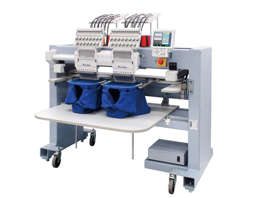 Barudan BEKT-S1502CII, Two-Head 15-Needle Embroidery Machine