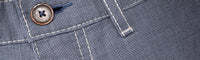 Amann Saba core spun polyester sewing thread stitched into a garment seam