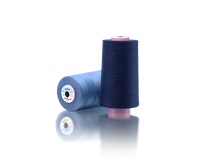 Cones of Amann Saba core spun polyester sewing thread
