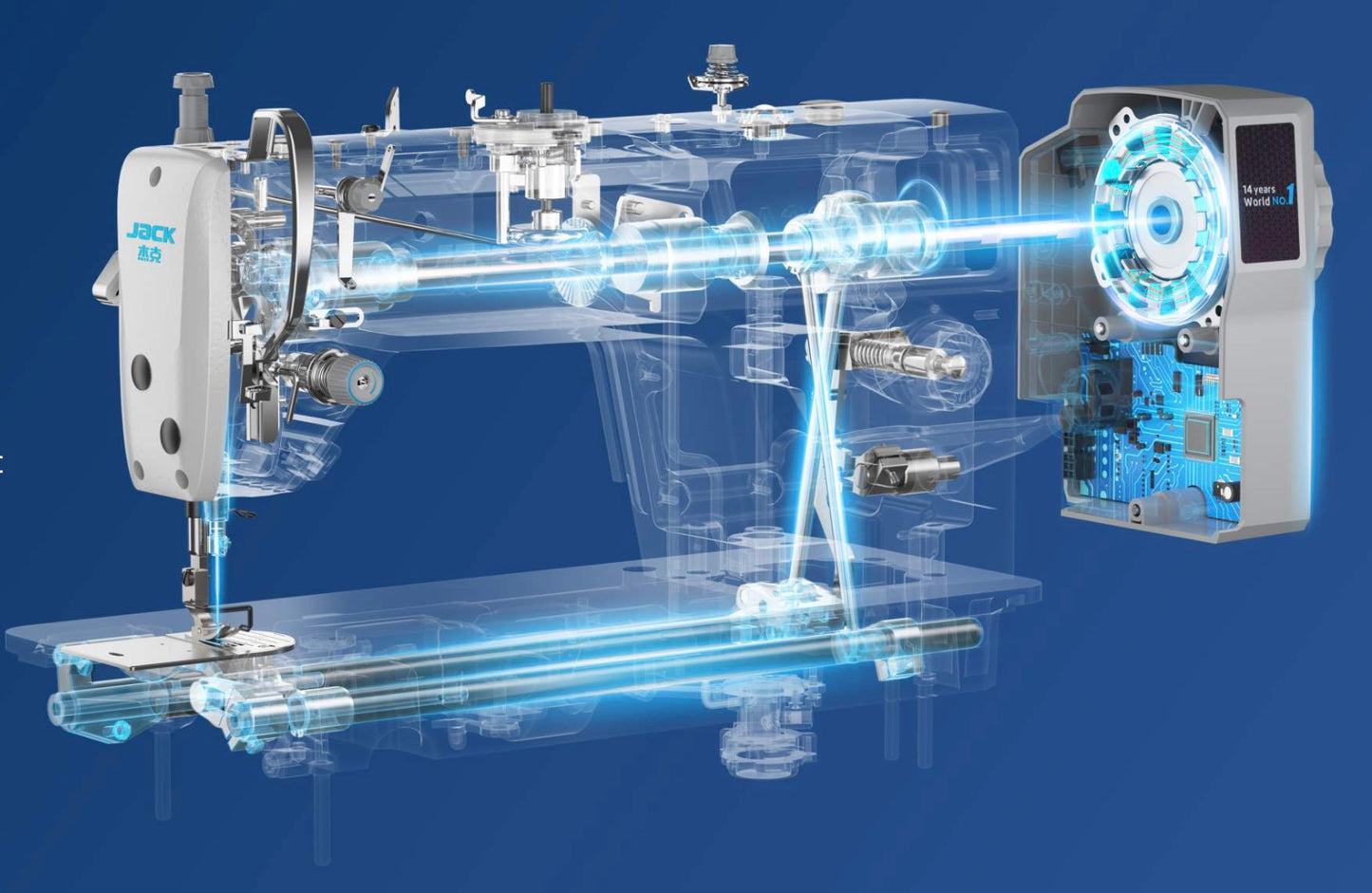 Jack A2C — Single-Needle Lockstitch Machine