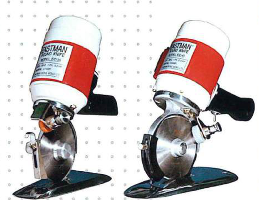 Eastman EC-35 and EC-45 portable round knife cloth cutting machines