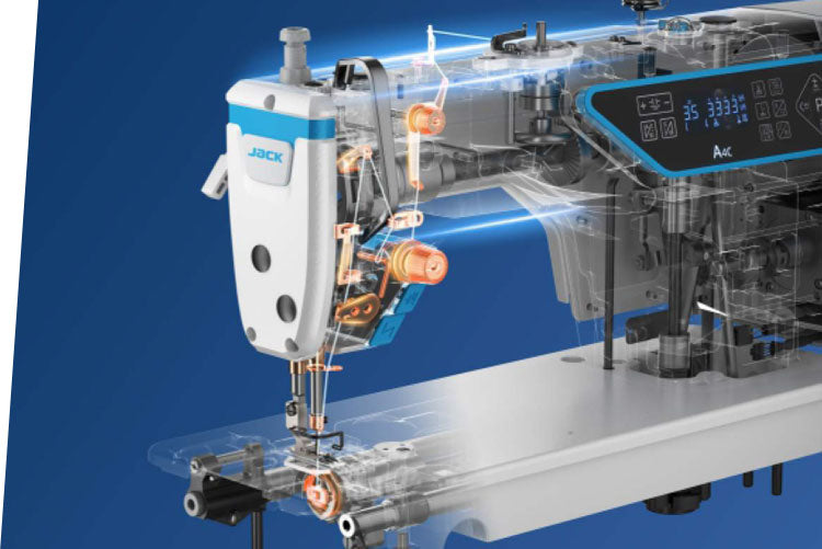 Jack A4C — Digital Lockstitch Machine with Auto Trimmer