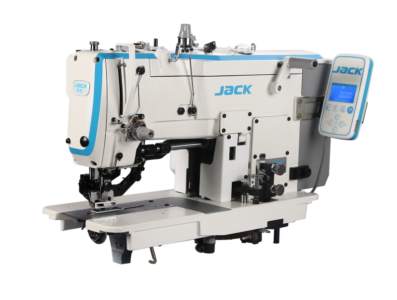 Jack JK-T781G mechanical buttonhole machine, photograph published by Jack