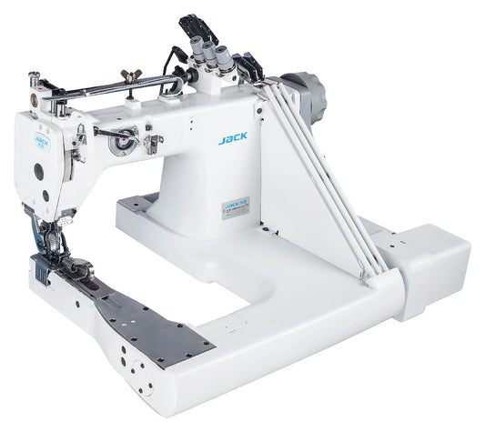 Jack JK-T9280D three-needle feed-off-the-arm chainstitch machine with direct drive