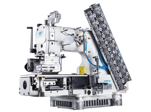 Jack JK-8009HF power-saving 4-needle interlock machine with thread trimming