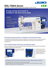 First page of the Juki DDL-7000A catalogue