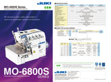 First page of the Juki MO-6800S catalogue