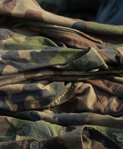 Camouflage uniform fabric