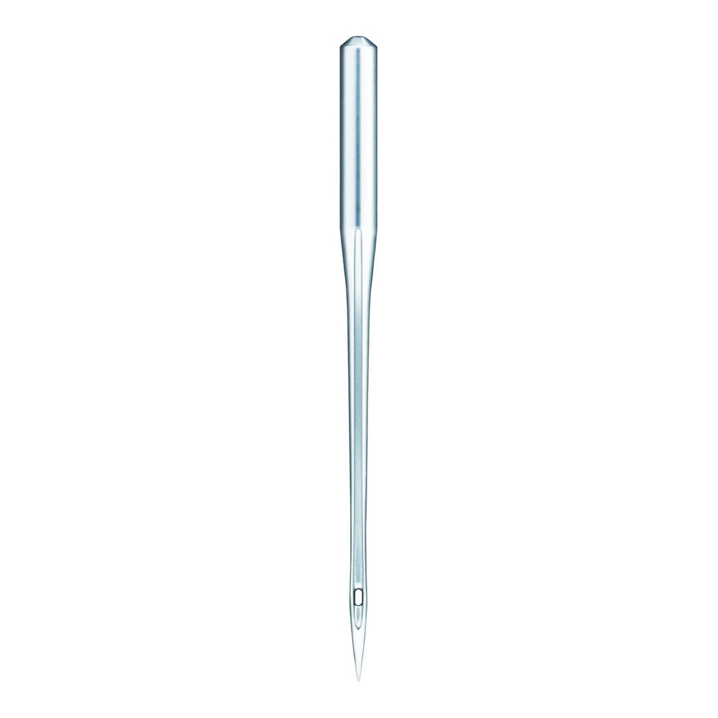 Organ DCx1 industrial sewing machine needle, used in overlock machines to finish seams and edges