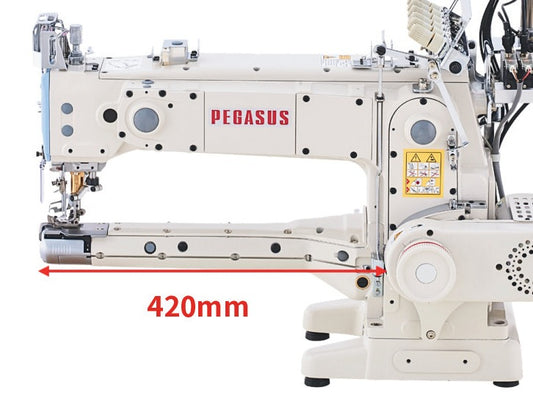 Pegasus FW803, Feed-up-the-arm Flatlock (Interlock) Machine (FW-V)