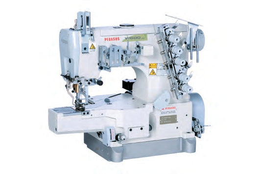 Pegasus W664P cylinder bed interlock machine, studio shot