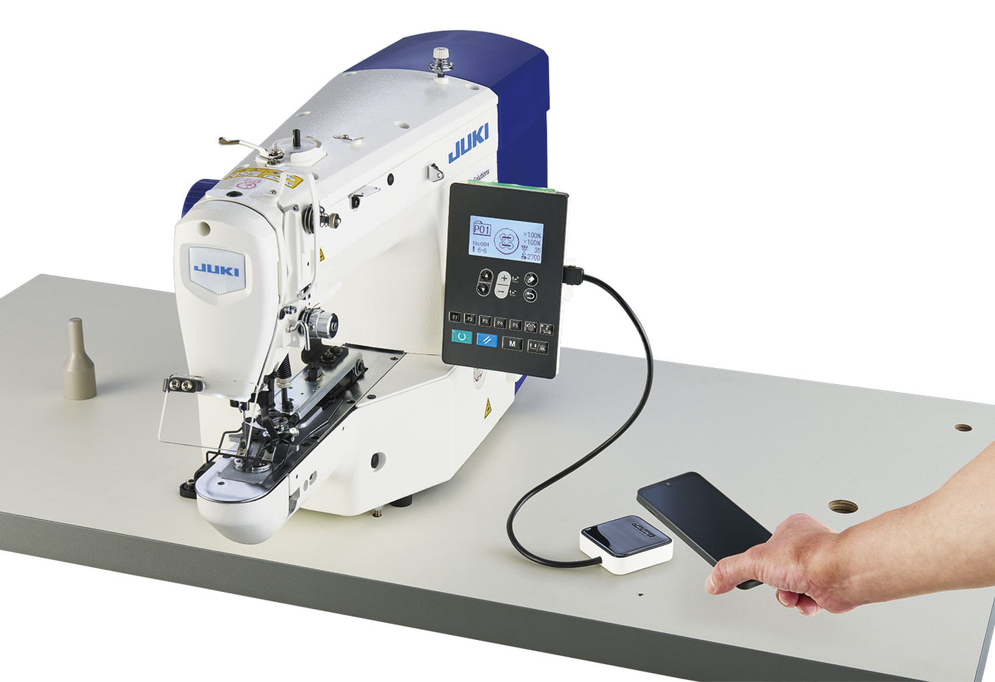 Juki LK-1903C — Computer-Controlled Button-Sewing Machine