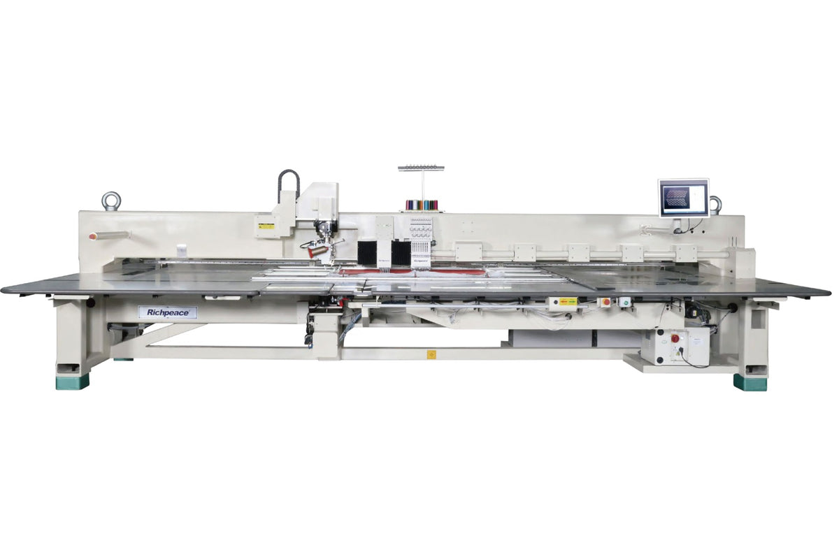 Richpeace Triple Combination Rotary (perforation + rotary 360° sewing + embroidery) machine