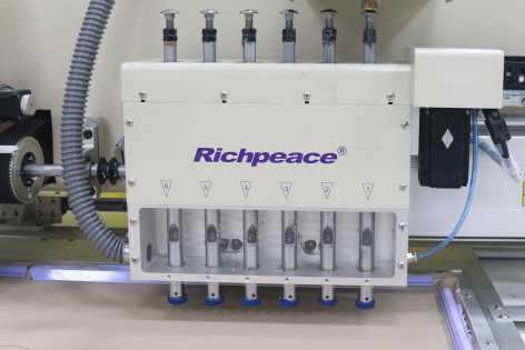 Special hole punching head with six shaped knives, Richpeace Triple Combination Special
