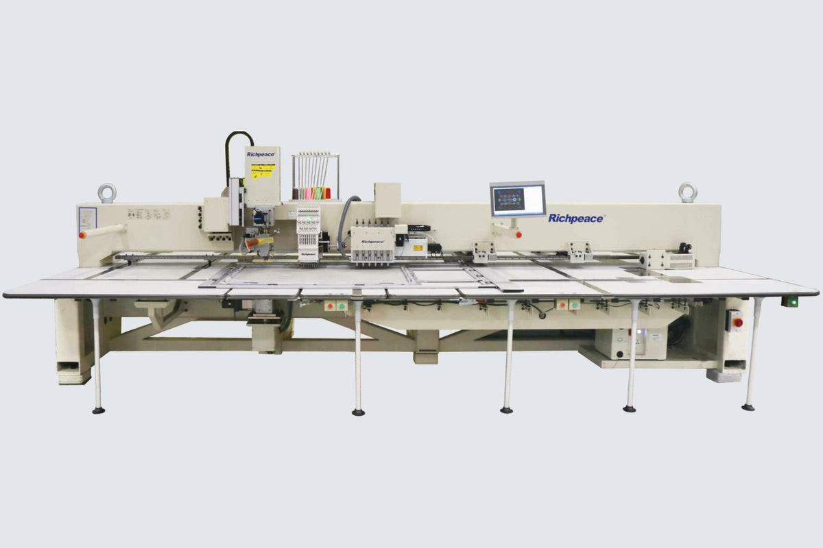 Richpeace Triple Combination Special (special hole punching + rotary sewing + embroidery) machine