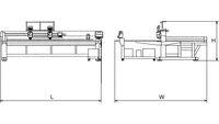 Barudan BELS Large Field — Large-Field Multi-Head Embroidery Machine specifications diagram