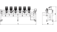 Barudan BELY-CII — 15-Needle Drop-Table Embroidery Machine
